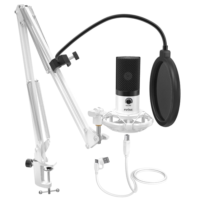 Kit de micrófono de grabación USB FIFINE T669 Studio Condenser