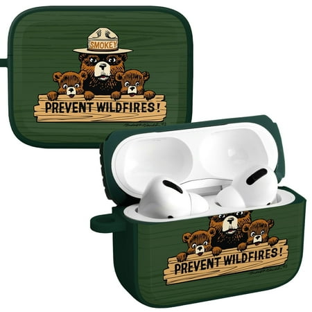 Smokey Bear HDX Case Cover for Apple AirPods Pro 1 & 2 (Sign with Cubs) by Affinity Bands