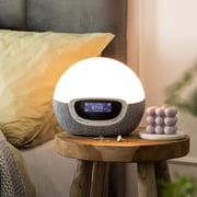 Lumie Bodyclock Shine 300 Wake-up Light Sunrise Alarm Clock, Sunset Feature, Sounds, Radio