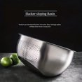 thumbnail image 1 of 1pc Multipurpose Stainless Steel Sieve - Rice & Vegetable Washing, Food Straining Basket, Essential Kitchen Gadget for Home and School, 1 of 8
