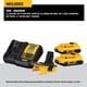 thumbnail image 2 of Kit adaptador de batería DEWALT de 18 V a 20 V con 2 baterías y cargador, 2 of 9