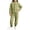 Green, variant on Asxite Toddler Fall Outfits Solid Fleece Stand Collar Top Jogger Pants Casual Loose Breathable 2 Piece Set 5T