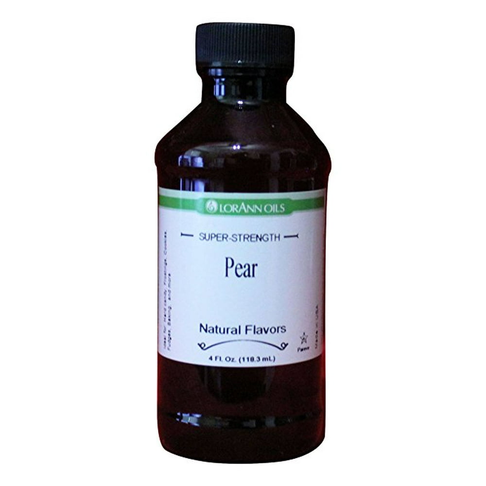 PEAR Flavor LorAnn Hard Candy Flavoring Oil 4 oz.