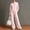 Pink, variant on Women's 2 Piece Lounge Set Button Down Cardigan Wide Leg Pants Knit Sweater Matching Outfit Comfy Fall Airport Travel