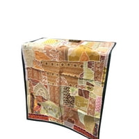 Mogul Mogul Indian Handmade Tribal Embroidery Tapestry Vintage Zari Work Wall Hanging Table Throw