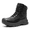 BLACK, variant on NORTIV 8 Men's Waterproof Work Military Tactical Boots Rubber Toe Leather Outdoor Hiking Motorcycle Combat Boots