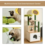 Soges Cat Tree with Cat Condo, 60