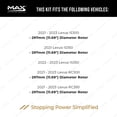 thumbnail image 2 of MAX Advanced Brakes - Rear Brake Kit For 2021-2023 Lexus IS300| Carbon Ceramic Brake Pad and Rotor Kit| Daily Driving Geomet Coated Brake Rotors, 2 of 9