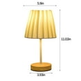 thumbnail image 3 of Desk Lamps for Bedroom,Bedside Table Lamp for Bedroom,LED Wood Desk Lamp Stable Fabric Study Reading Lamp Suitable for Home Decoration Linen Plain Warm Night Light Indoor Lighting Desk Reading Lamp, 3 of 6