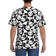 thumbnail image 3 of Bixox Men's Cute Panda (3) Printed Short Sleeve Skinny Athletic T-Shirt, 3 of 6