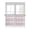 Pink Grey, variant on Blue Grey Stripe Kitchen Curtains 45 Inches length, Farmhouse Modern Art Striped Window Treatment Curtain Drapes, Lightweight Window Panels for Living Room Bedroom, 52"x45", 2 Panels