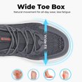 thumbnail image 2 of FitVille Men's Wide Fit Lightweight Walking Shoes Slip-resistant Comfort Shoes for Men with Arch Support, 2 of 8