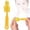 Yellow, variant on Green Universal Nipple and Baby Bottle Brush