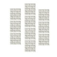thumbnail image 1 of 10x paneles de pared 3D paneles de pared de s de imitación Panel de pared de espuma anticolisión para decoración de chimenea de lavandería de 5mm Blanco Macarena Paneles de pared de ladrillos falsos, 1 of 8