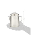 thumbnail image 3 of Cafetera Percoladora de Acero Inoxidable Coleman 12 Tazas Ligera para Camping, 3 of 5