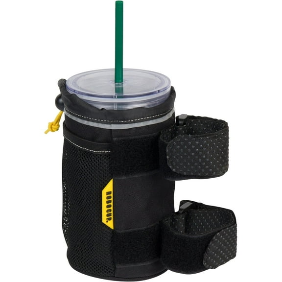 Insulated Drink Holder with Rubberized Straps