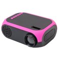 thumbnail image 4 of Mini proyector Proyector LED recargable por USB Resolución 1080P Dispositivo de proyección de medios de 800 lúmenes Enchufe de EE. UU., Rojo Inevent EL002993-01B, 4 of 7