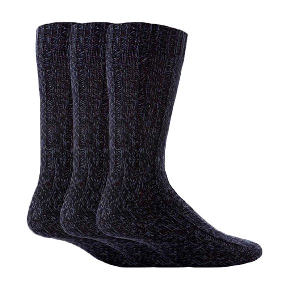 Workforce - 3 Pair Mens Warm Wool Knit Hiking Boot Socks