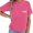 Hot Pink, variant on Gyujnb Round Neck Floral Print Nursing Top Chest Pocket Short Sleeve Loose Soft Casual Maternity Breastfeeding T-Shirt,S