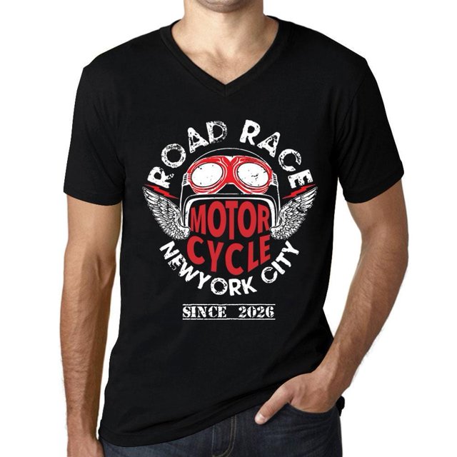 T-Shirt Graphique pour Homme V Cou Course sur Route depuis 2026