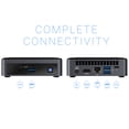 thumbnail image 4 of Intel NUC10i3FNKN Mini PC, Intel Core i3-10110U Upto 4.1GHz, 8GB RAM, 2TB NVMe SSD, HDMI, Thunderbolt, Card Reader, Wi-Fi, Bluetooth, Windows 10 Pro, 4 of 5