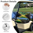 thumbnail image 6 of Yuyamidu Jamaican Flag Golf Cart Seat Covers for Front Seat Coconut Tree Back Rest Seat Cover for Golf Cart Seat Cushion Cover Fits All 2-Seat Golf Carts, 2 Pack, 6 of 7