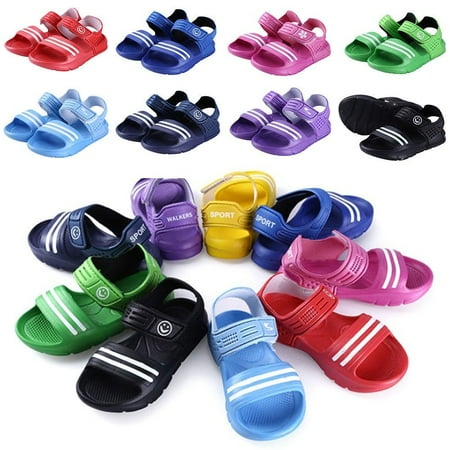 1 Pair Casual Children Kids Shoes Baby Boy Closed Toe Summer Beach Sandals Flat | Walmart Canada