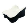 thumbnail image 1 of Almohada de rodillas para dormir de lado, espuma viscoelástica, cómoda y suave almohada para las piernas para dormir de lado En blanco y negro, 1 of 9
