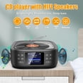 thumbnail image 3 of Reproductor de CD HOVOYNN Bluetooth Portable Desktop Boombox, 3 of 7
