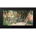 thumbnail image 2 of Fronckowiak, Art 24x14 Black Modern Framed Museum Art Print Titled - Island House, 2 of 5