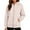 Beige, variant on WTOBBY Women's Fashionable Solid Color Casual Hooded Long Sleeved Coat, Fleece-Lined Zipper Jacket, Winter Warm Wear with Soft Touch and Cozy Feel,Beige L