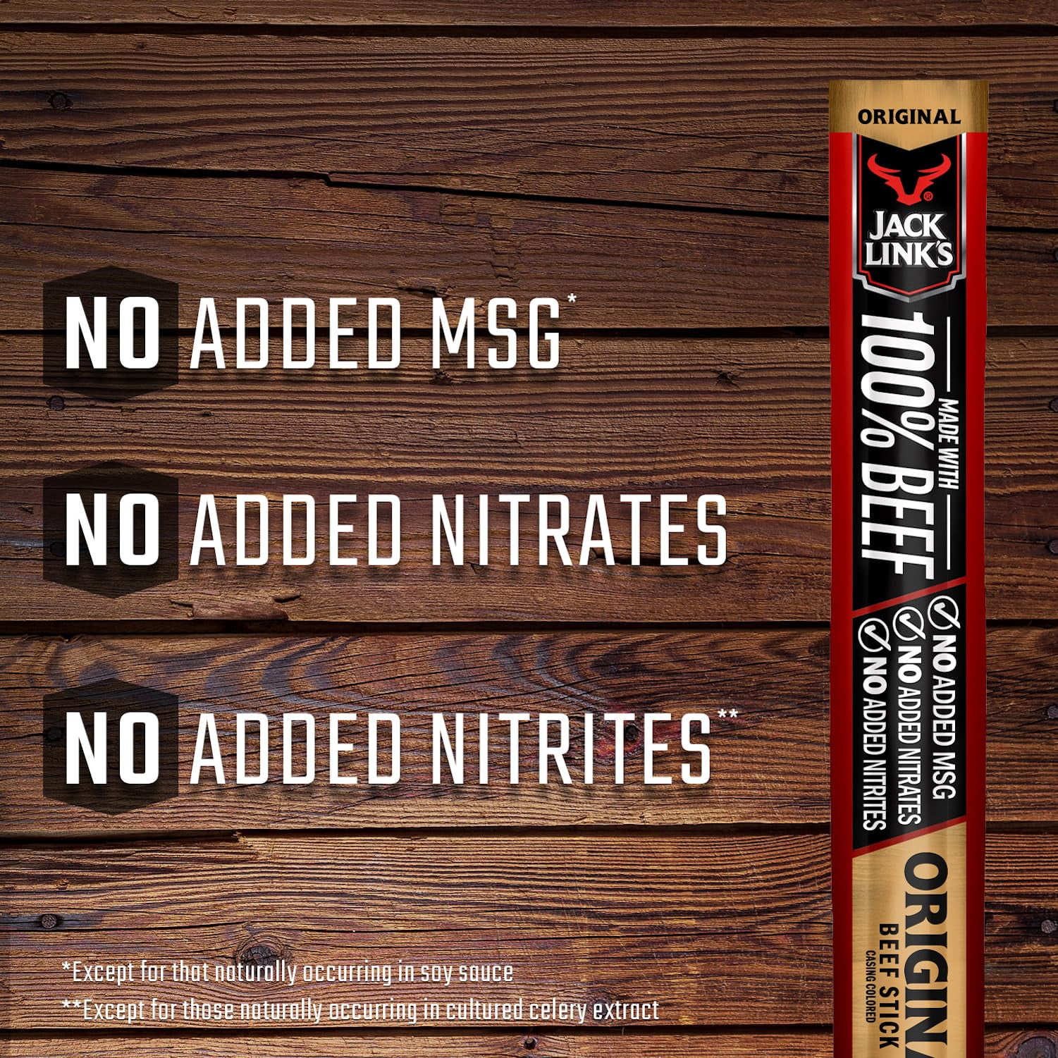 Jack Link's Original 100% Beef Stick - 0.92 Oz (Pack of 48)