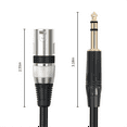 thumbnail image 4 of 1/4 Inch to XLR Male Balanced Signal Interconnect Cable 6.35mm to XLR Patch Cable Microphone Balanced Cable 300cm, 4 of 7