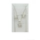 thumbnail image 3 of COLLAR DE MARIPOSA BLANCA DE PLATA Y ARETES, 3 of 4