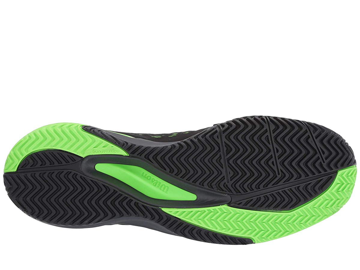 Wilson Amplifeel 2.0 Tennis Shoes Black/Ebony/Gecko Green  WRS325520 Unisex 