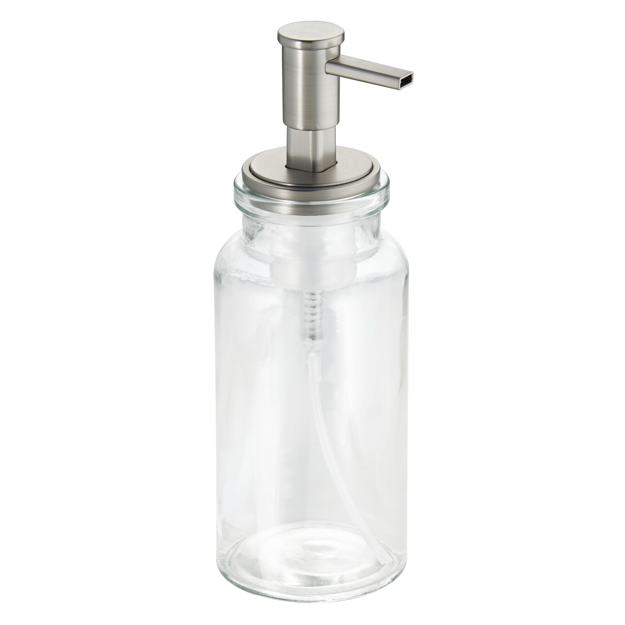 Better Homes & Gardens Westport Foaming Soap Dispenser, 3' x 3' x 8.3', Clear/Brushed