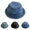 thumbnail image 3 of iHPH7 Sun Hat Girls Bucket Hat Bucket Sun Hat Girls Hats for Kids Ages 4-8 Bucket Hats for Kids, Blue 1 One Size, 3 of 3