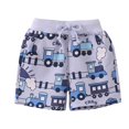 thumbnail image 2 of GBSYEWXS Boys Kids Sports Shorts Summer Clothes Toddler Boys' Knit Shorts Animal Graphic Drawstring Trunks Cotton Shorts Beach Bathing Little Boys Bottoms ,Light Gray ,Size 1-2 Years, 2 of 7