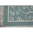 thumbnail image 4 of Nourison Home & Garden Indoor/Outdoor Light Blue 7'9" x 10'10" Area Rug, (8x11), 4 of 6