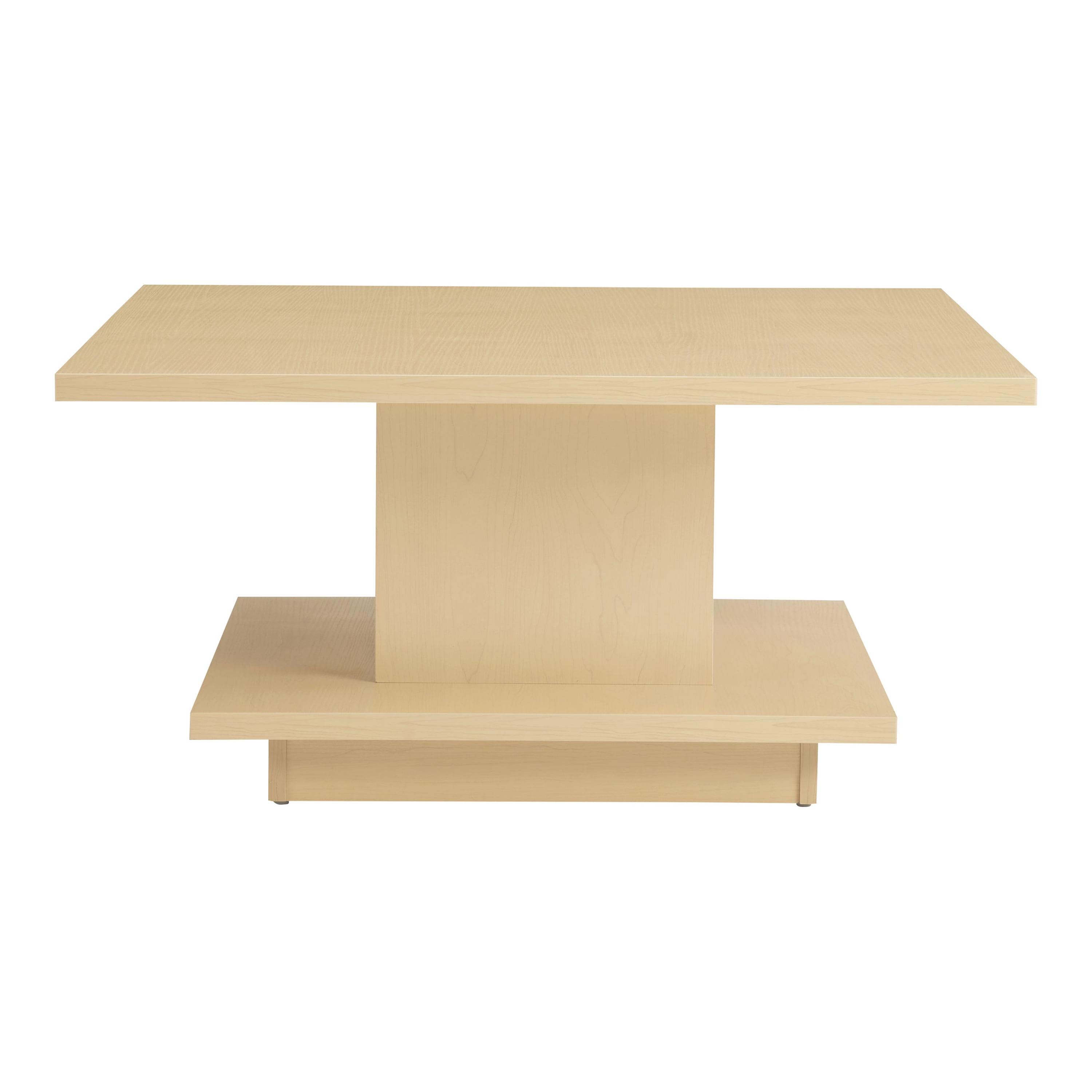 Furniture of America Aura Storage Wood Light Maple Coffee Table