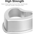 thumbnail image 3 of BESTonZON 3 PCS Heart Shaped Cake Pan, 6 Inch Aluminum Cake Pans with Removable Bottom, Heart Cake Tin Baking Cake Mold, Aluminum Cake Tin Small Cake Pan for Weddings, Parties and Family Occasions, 3 of 18