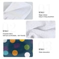thumbnail image 4 of Haosy 2 Pack Kitchen Wash Cloths with Hanging Loops Absorbent Absorbent Quick Drying Hand Towels, Random Color Dots, 4 of 7