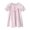 Pink, variant on Kids Dress Short Sleeve Twirling Charming Sweet Graceful Blend for Summer and Casual Dress Set