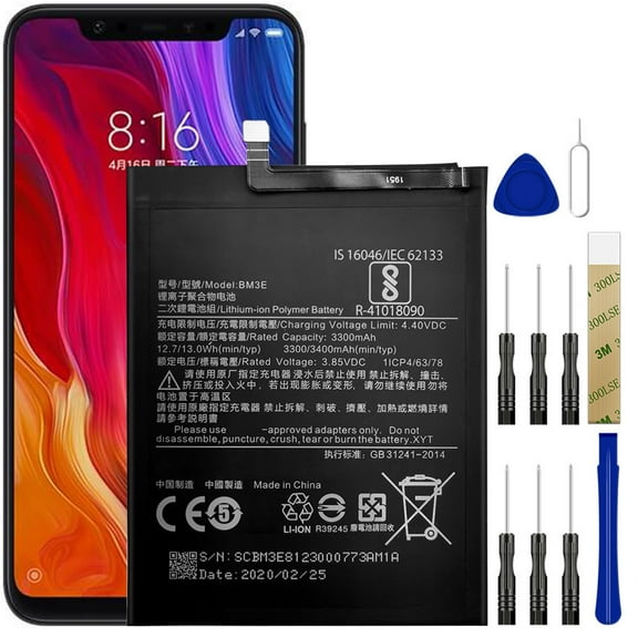 Replacement Battery BM3E for Xiaomi Mi 8 Tool