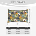 thumbnail image 4 of Logiee Hawaiian Style Print Pillow Case,Throw Pillow Covers, Double Sided Plush Cushion Cover for Couch Sofa Bed, Only Pillowcase-14"x20", 4 of 6