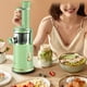 thumbnail image 5 of Exprimidor de masticación lenta Extractor de jugo eléctrico suministros de cocina reutilizables verdes, 5 of 9