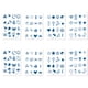thumbnail image 1 of Mini pegatinas temporales falsas para tatuajes en los dedos: tatuajes de diseño pequeño y simple, tatuaje temporal de 8 hojas, 1 of 6