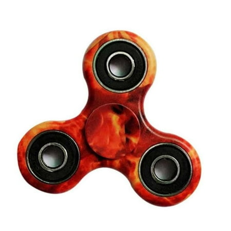 Fidget Hand Spinner - Anti-Anxiety Spinner, Fidget Toys EDC Focus Toy for Kids & Adults - Best Stress Reducer Relieves ADHD Anxiety and Boredom - Camouflage (Best Red Cube Cards)