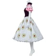 thumbnail image 3 of Women's Haunted Mansion Dress - Elegant Puff-Sleeve Gown, 3 of 10
