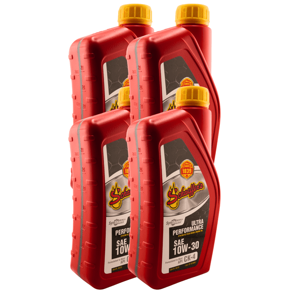 Schaeffer's 722 SynShield Ultra Performance 10W-30 CK-4 Diesel Oil, 4 Pack Qts
